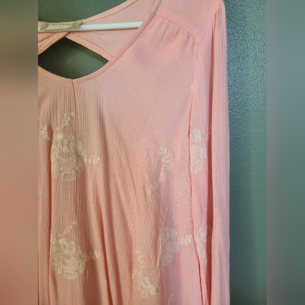 Altar'd State Embroidered Floral Dress, Size Small - Picture 6 of 7